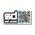 Holographic QR Code Stickers