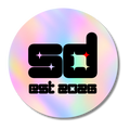 Holographic Circle Stickers
