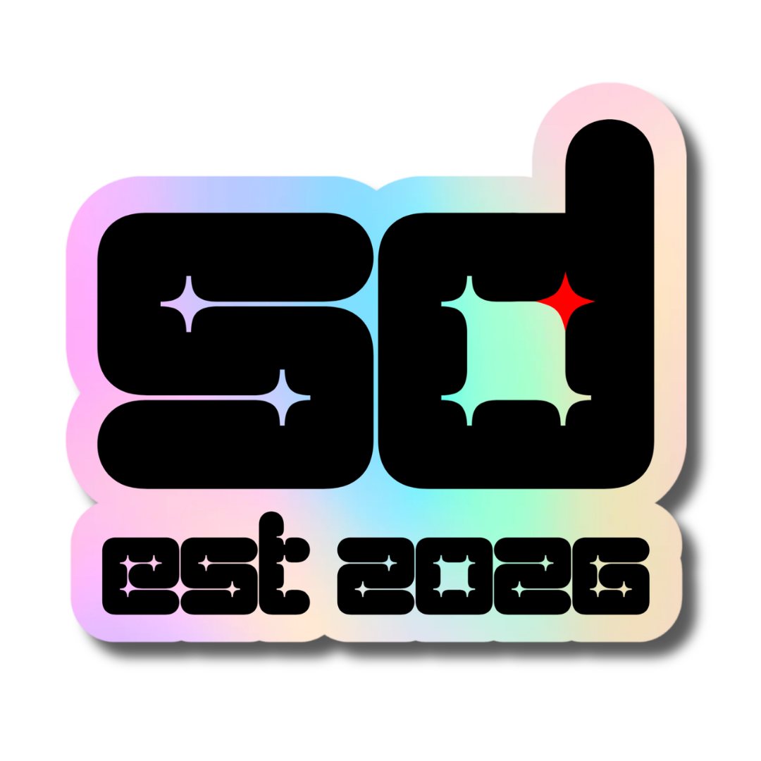 Holographic DIe Cut Stickers