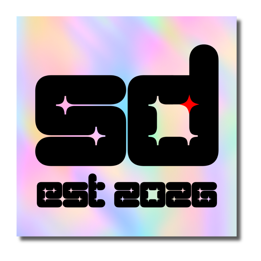 Holographic Square Stickers