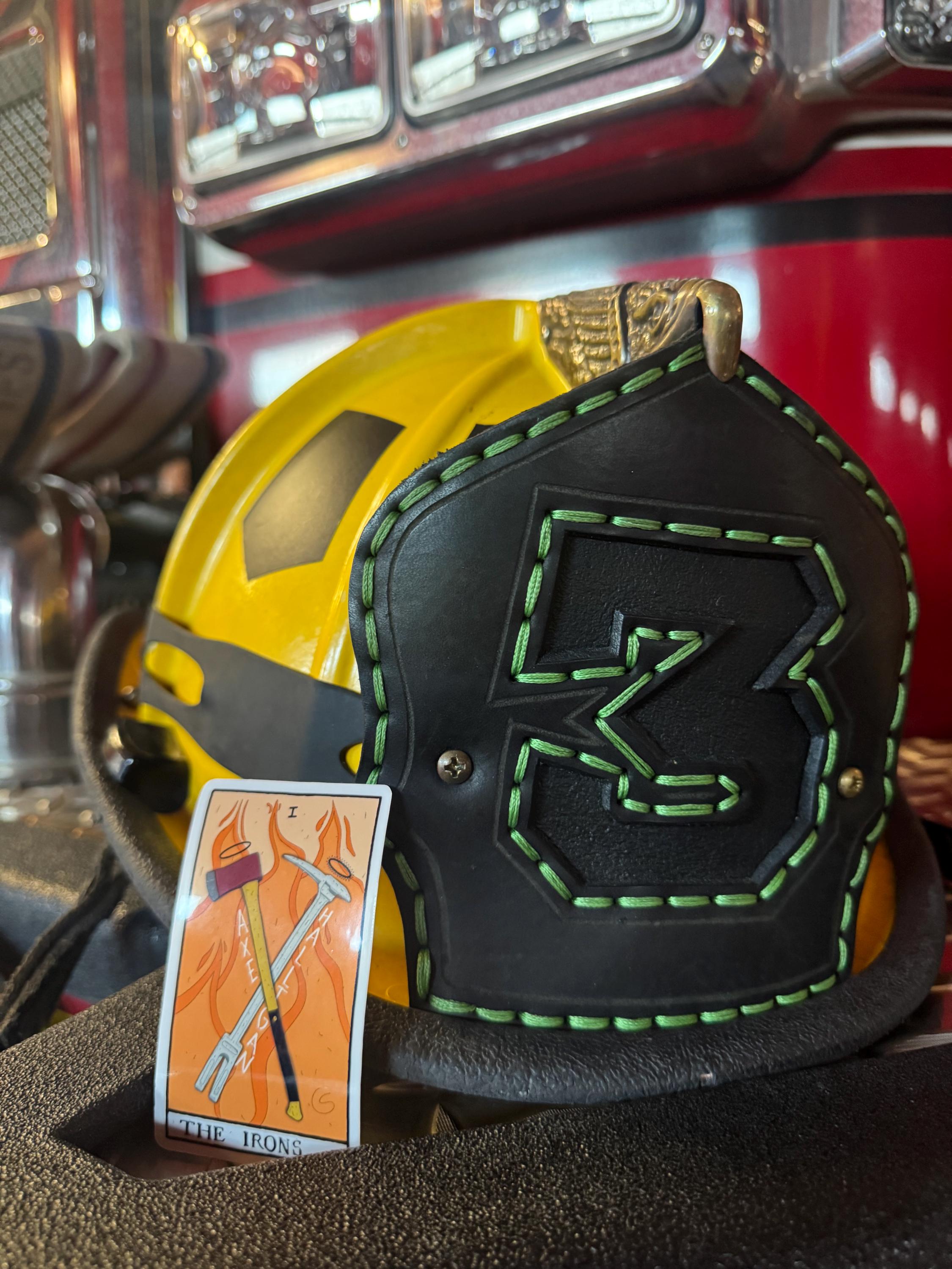 The Irons Tarot Sticker 3”